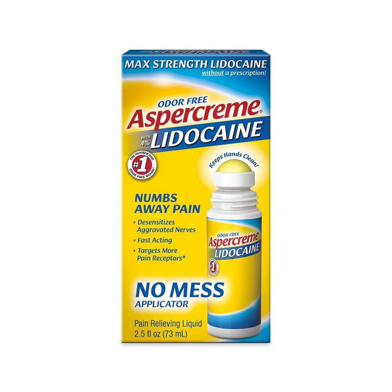Aspercreme Lidocaine with No Mess Applicator - 2.5oz. EXP: 03/2026