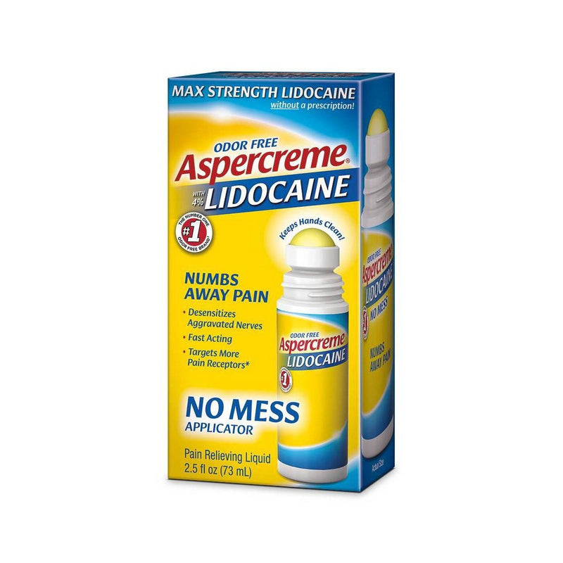 Aspercreme Lidocaine with No Mess Applicator - 2.5oz. EXP: 03/2026