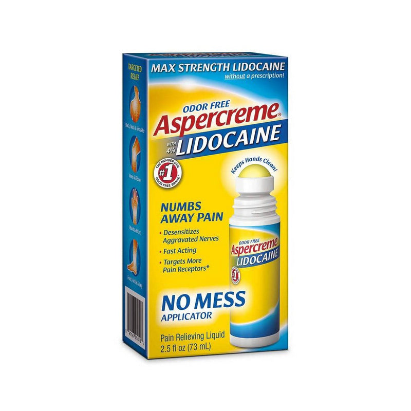 Aspercreme Lidocaine with No Mess Applicator - 2.5oz. EXP: 03/2026