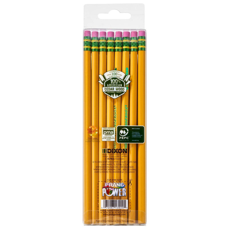 Ticonderoga #2 Wood Pencils, 2mm, 24ct