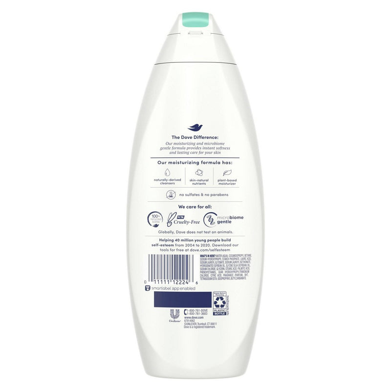 Dove Sensitive Skin Unscented Sulfate-Free Body Wash - 22 fl oz