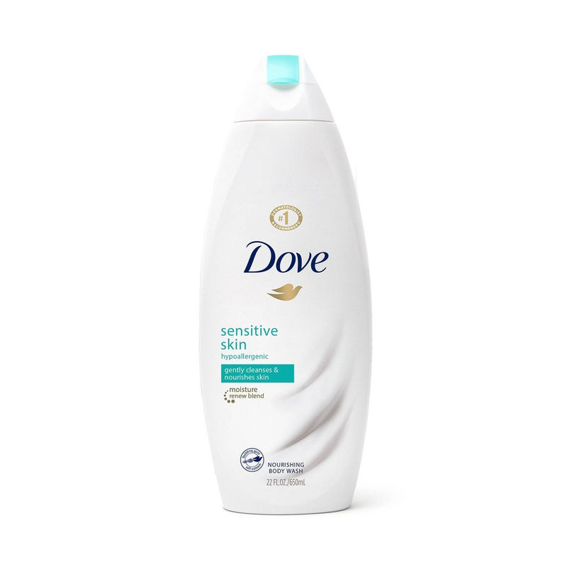 Dove Sensitive Skin Unscented Sulfate-Free Body Wash - 22 fl oz