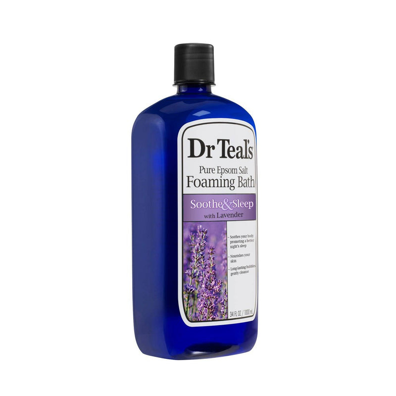Dr Teal's Pure Epsom Salt Soothe & Sleep Lavender Foaming Bath - 34 fl oz