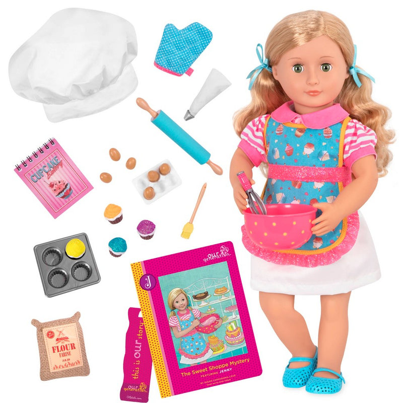 Our Generation Deluxe Doll with Book - Jenny