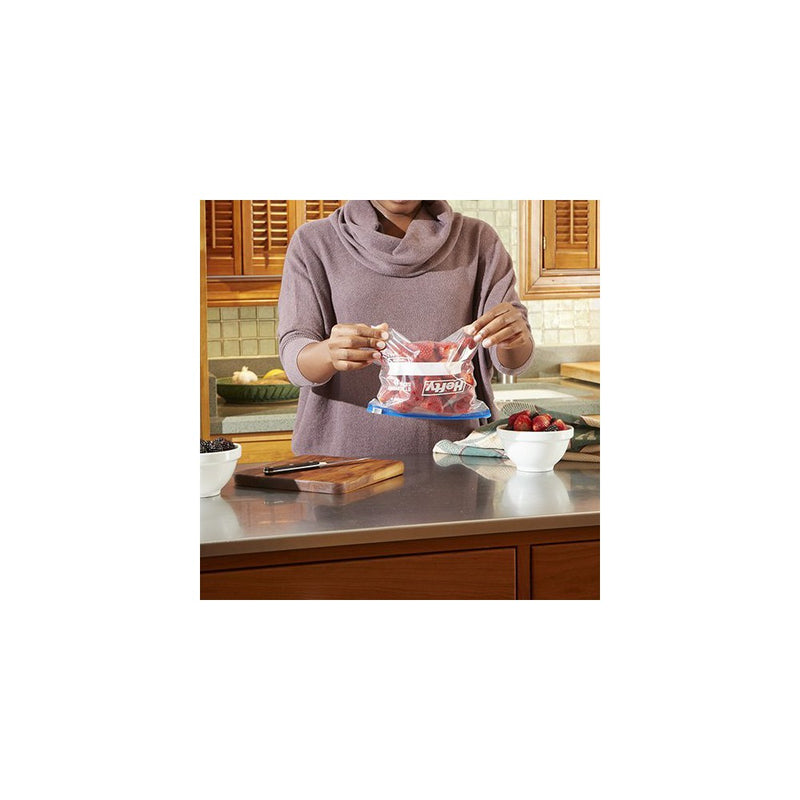Hefty Quart Freezer Storage Slider Bags - 35ct