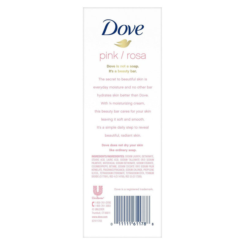 Dove Pink Deep Moisture Beauty Bar Soap - 3.75oz/8ct