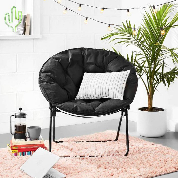 Dish Chair Black - Room Essentials& (LOCAL PICKUP ONLY)