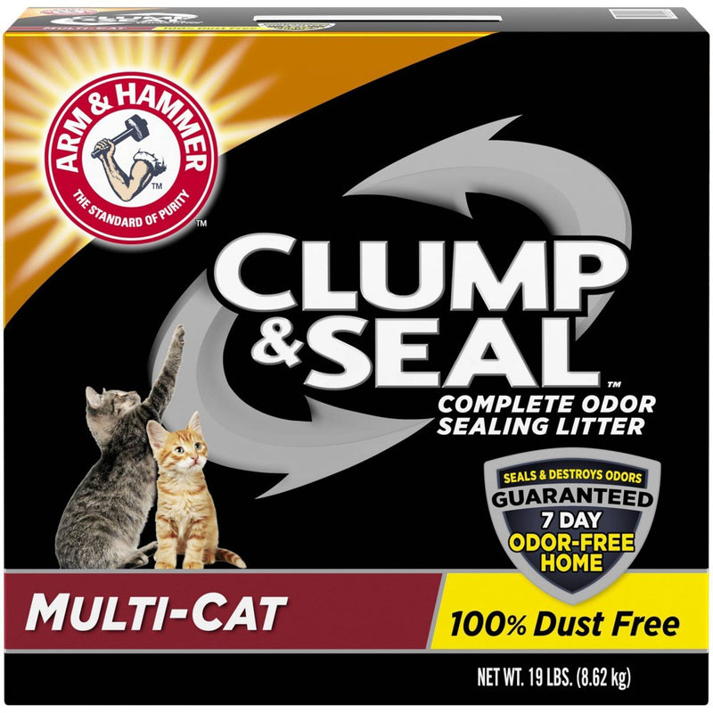 Arm & Hammer Clump & Seal Multi-Cat Litter - 19lbs (LOCAL PICKUP ONLY)