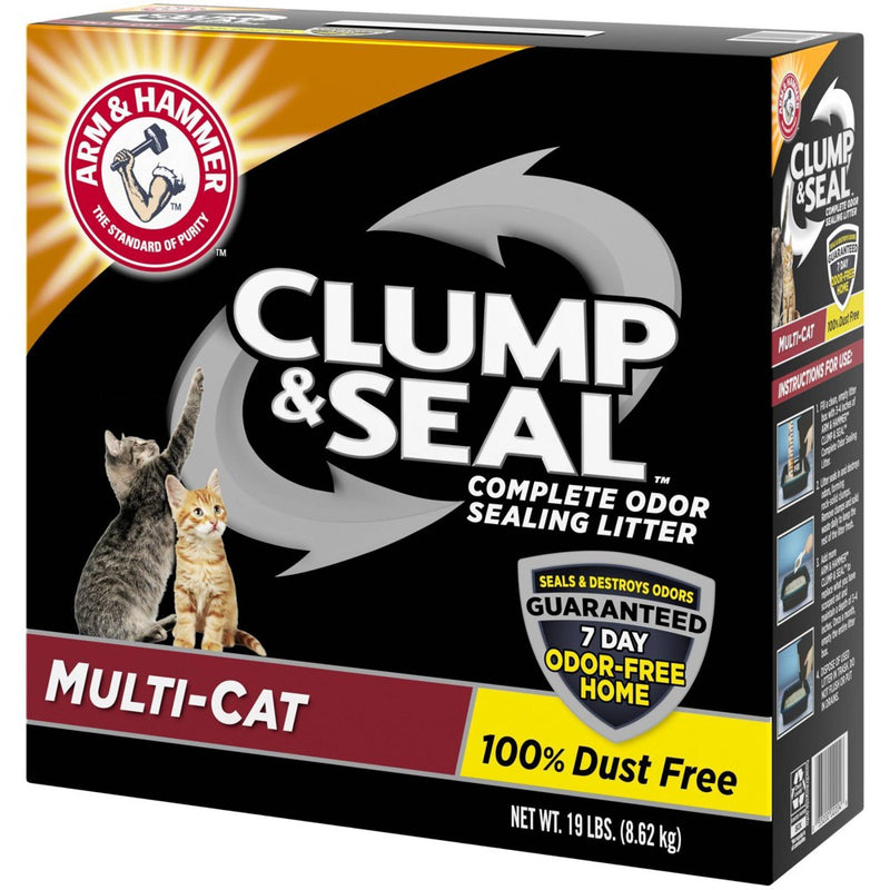 Arm & Hammer Clump & Seal Multi-Cat Litter - 19lbs (LOCAL PICKUP ONLY)