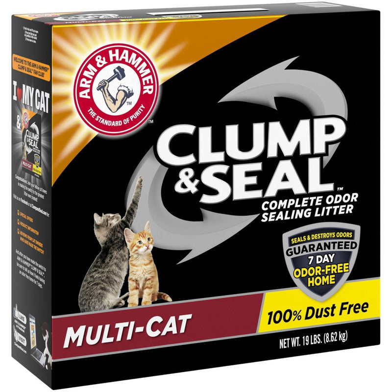 Arm & Hammer Clump & Seal Multi-Cat Litter - 19lbs (LOCAL PICKUP ONLY)