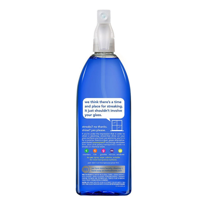 Method Cleaning Products Glass + Surface Cleaner Mint Spray Bottle 28 fl oz