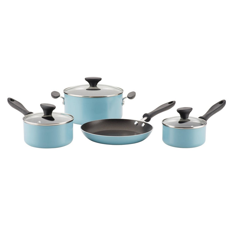 Farberware Reliance 12pc Aluminum Nonstick Cookware Set Aqua