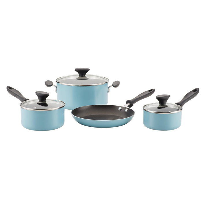 Farberware Reliance 12pc Aluminum Nonstick Cookware Set Aqua