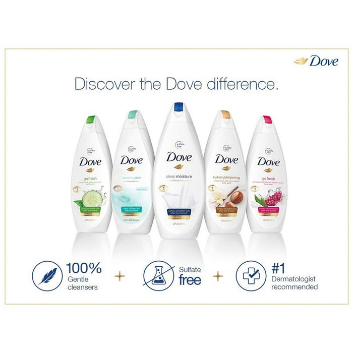 Dove Deep Moisture Nourishing Body Wash for Dry Skin - 34 fl oz