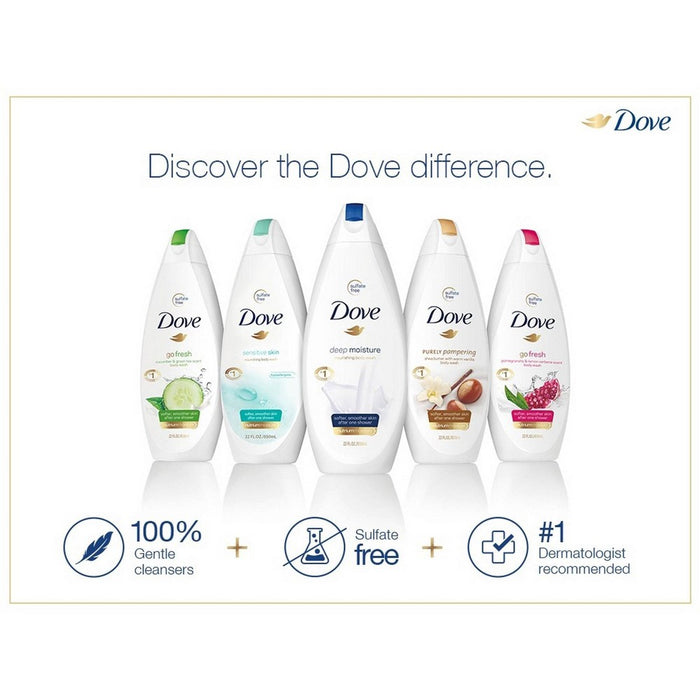 Dove Deep Moisture Nourishing Body Wash for Dry Skin - 34 fl oz
