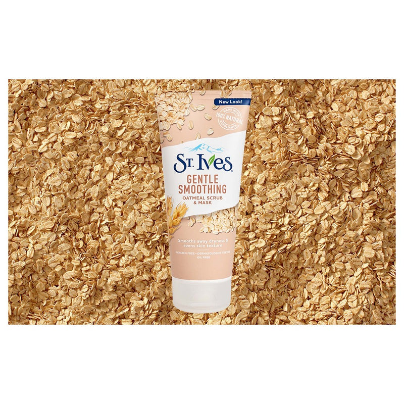 St. Ives Gentle Smoothing Oatmeal Scrub and Mask - 6oz