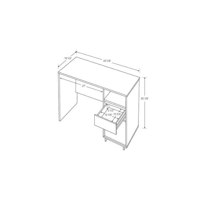 Storage Desk Espresso - Room Essentials& (LOCAL PICKUP ONLY)