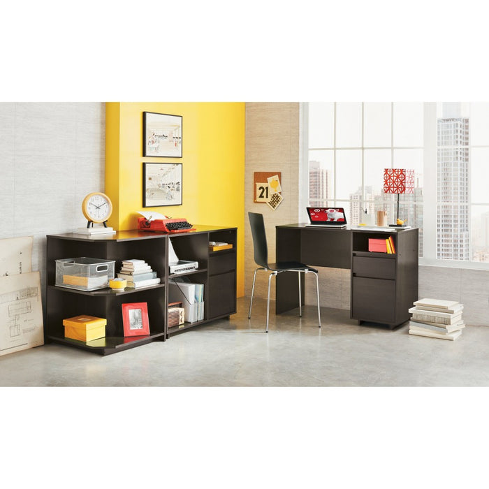 Storage Desk Espresso - Room Essentials& (LOCAL PICKUP ONLY)