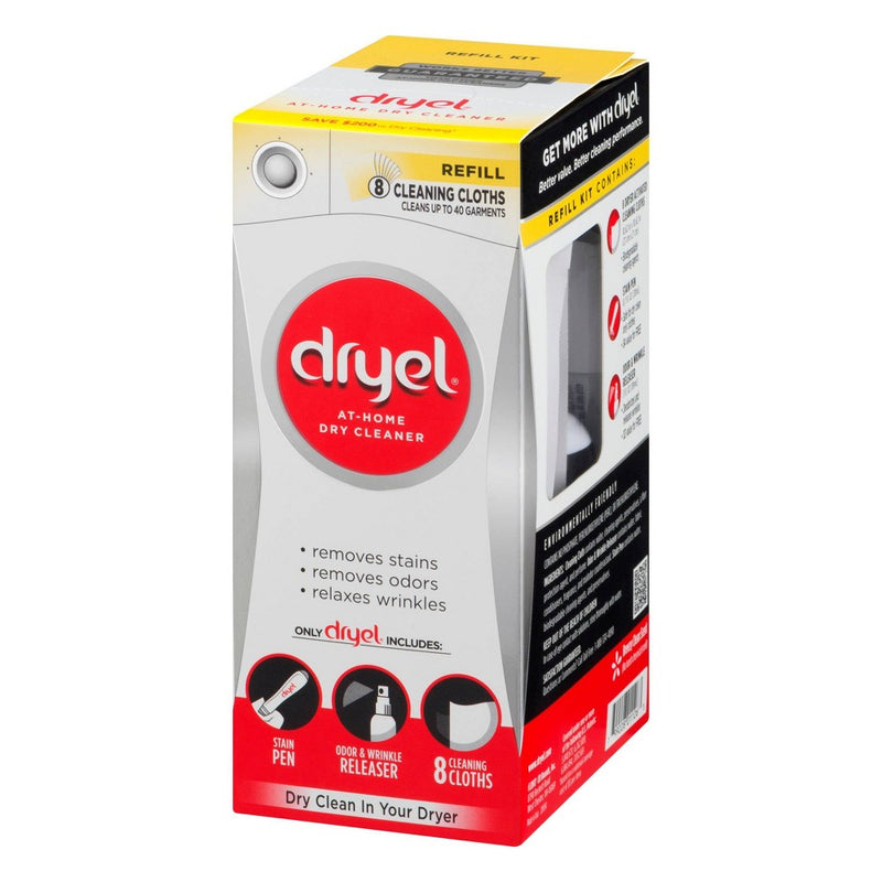 Dryel At-Home Dry Cleaner Refill 8 Load *BRAND NEW & SEALED*