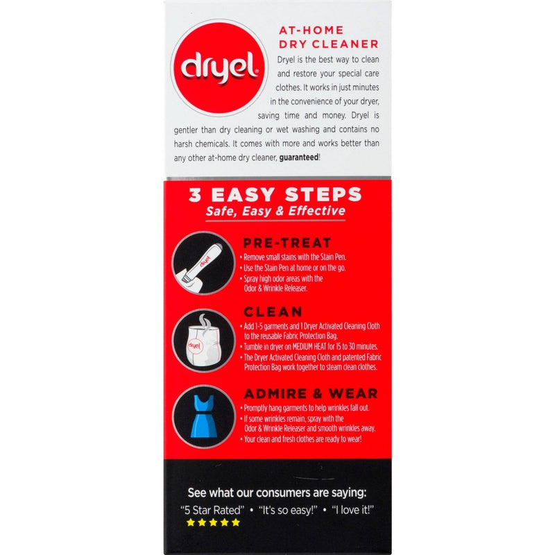 Dryel At-Home Dry Cleaner Refill 8 Load *BRAND NEW & SEALED*