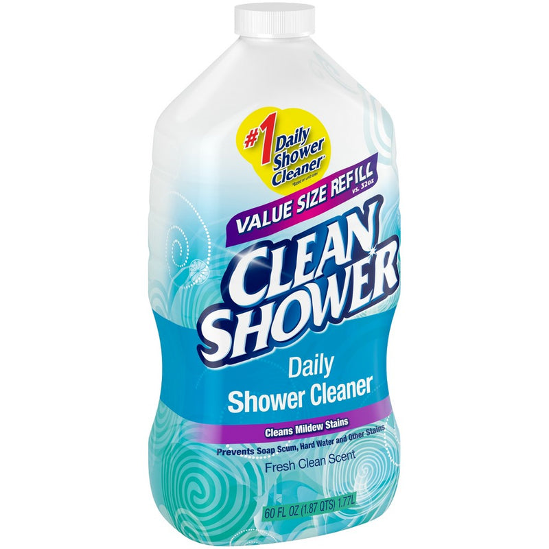 Clean Shower Daily Shower Cleaner Refill Fresh Clean Scent - 60 fl oz