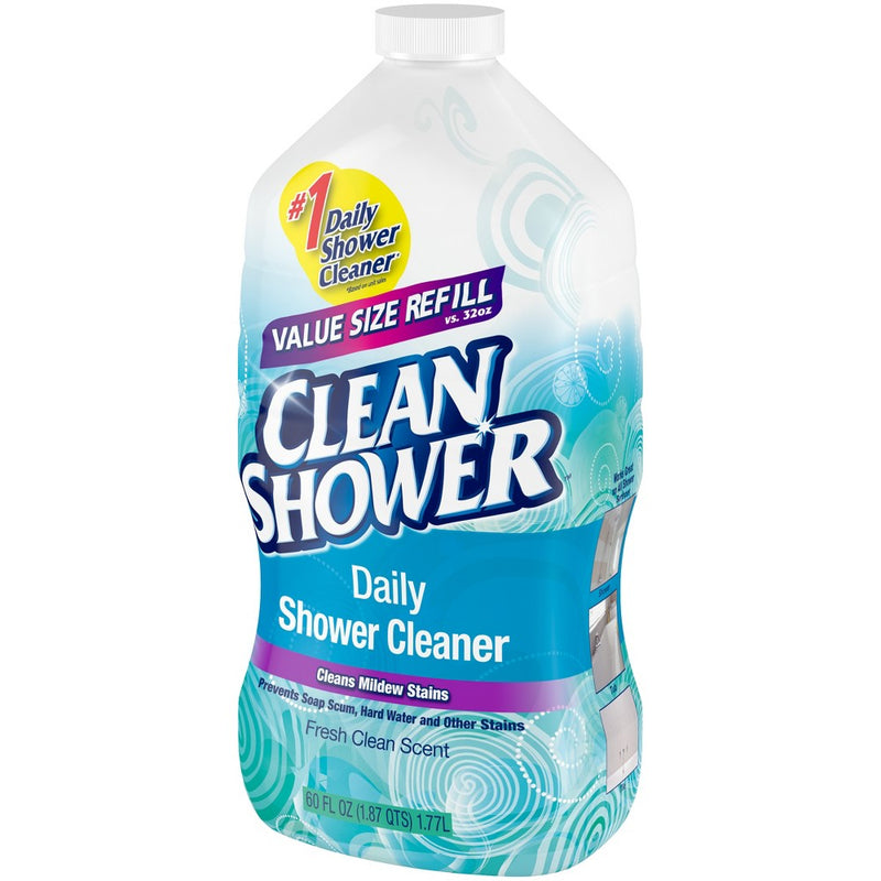 Clean Shower Daily Shower Cleaner Refill Fresh Clean Scent - 60 fl oz