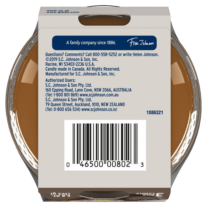 Glade Candle Cashmere Woods - 6.8oz