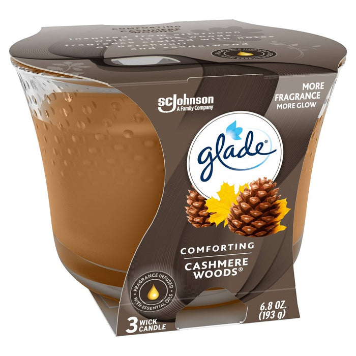 Glade Candle Cashmere Woods - 6.8oz