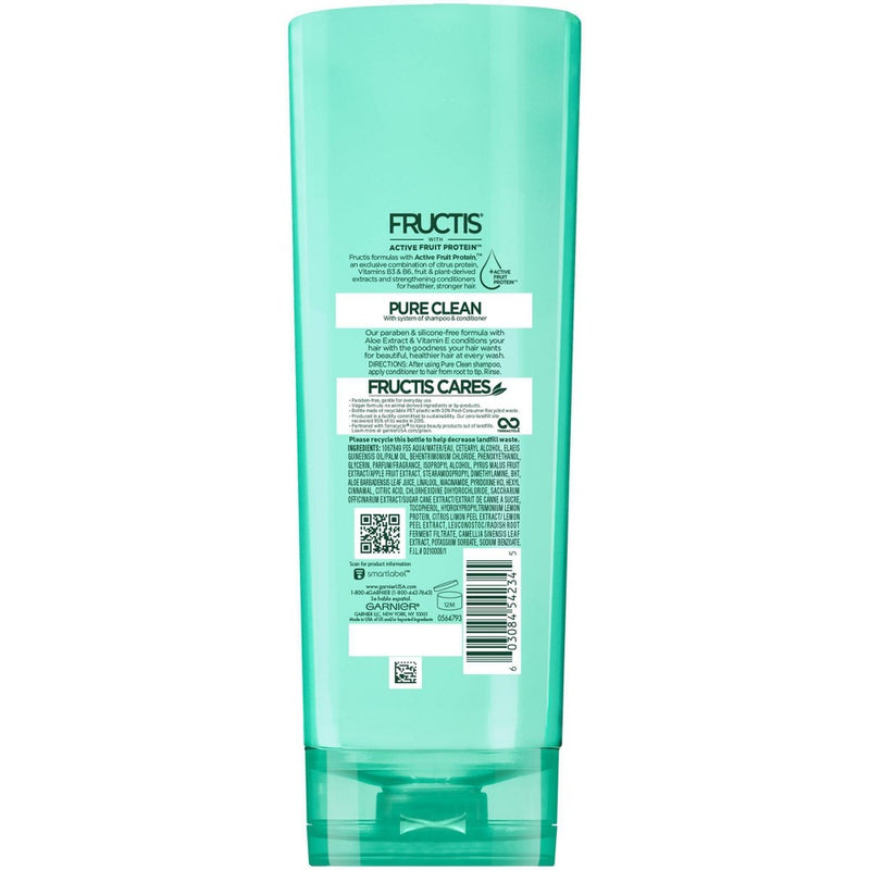 Garnier Fructis Pure Clean Aloe Extract Fortifying Conditioner - 22 fl oz