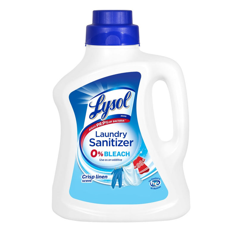 Lysol Laundry Sanitizer Crisp Linen Detergent Booster - 90oz