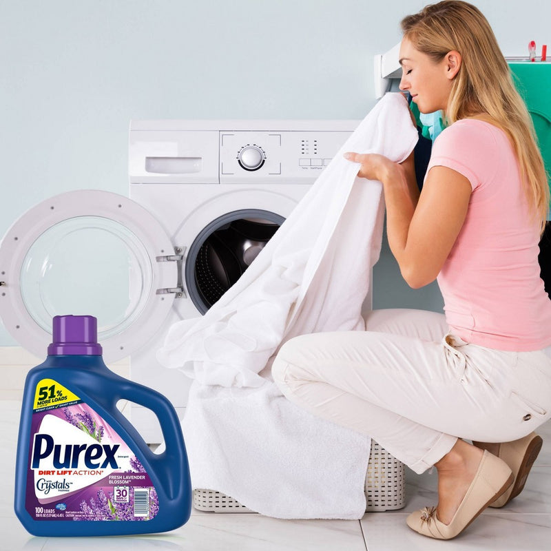 Purex with Crystals Fragrance Lavender Blossom Liquid Laundry Detergent - 150oz