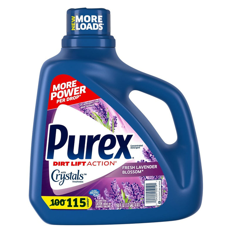 Purex with Crystals Fragrance Lavender Blossom Liquid Laundry Detergent - 150oz