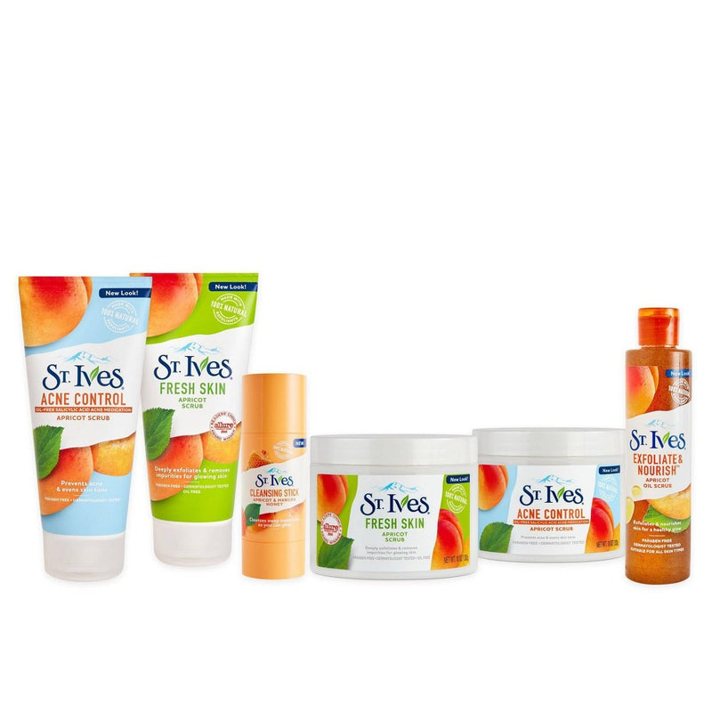 St. Ives Fresh Skin Face Scrub - Apricot - 6oz