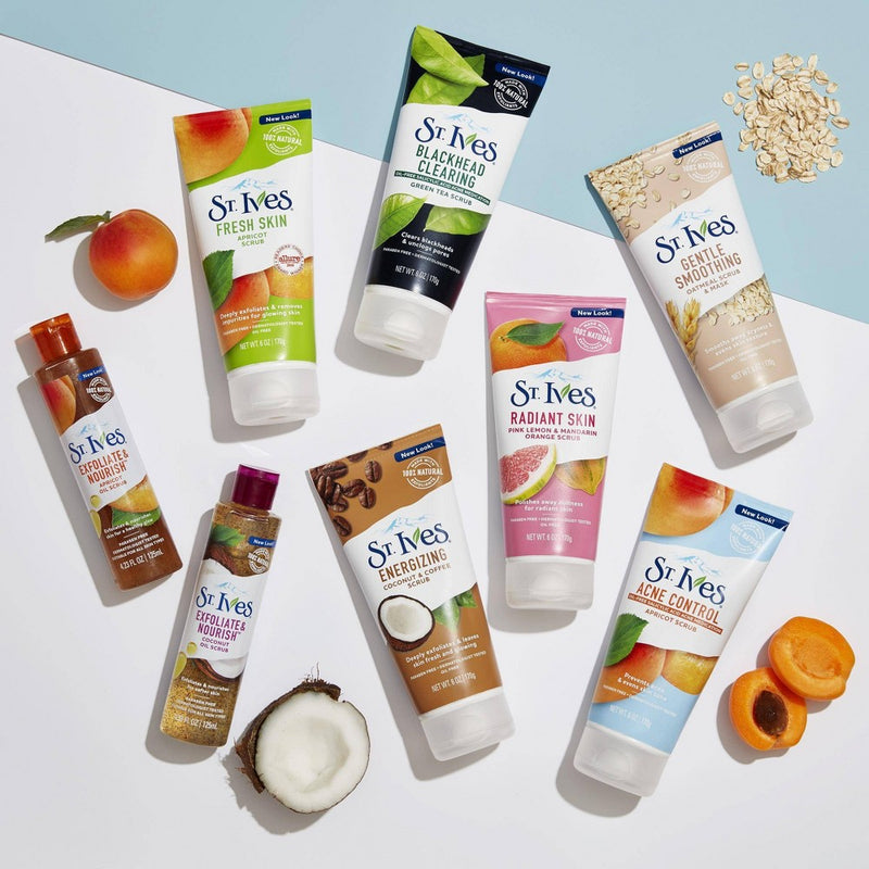 St. Ives Fresh Skin Face Scrub - Apricot - 6oz