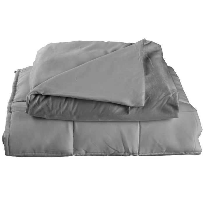 48" x 72" 20lbs Temperature Balancing Weighted Blanket Gray - Tranquility (LOCAL PICKUP ONLY)