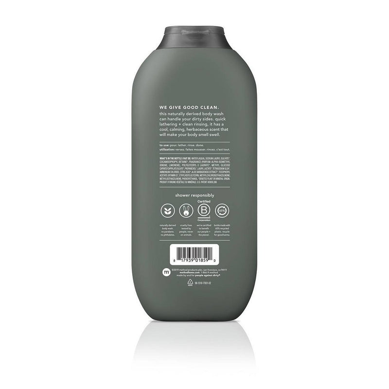 Method Men Body Wash Juniper Sage - 18 fl oz