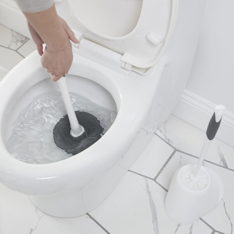 Clorox Plunger & Toilet Brush with Carry Caddy