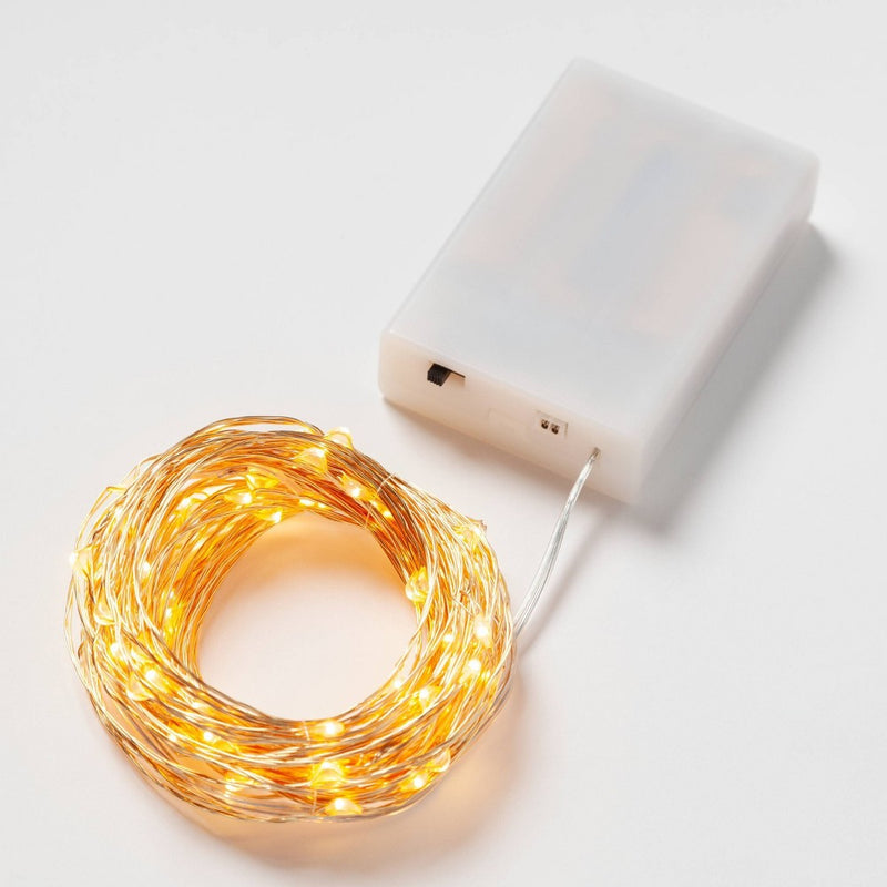 90ct Extended LED Fairy Light Gold - Room Essentials&