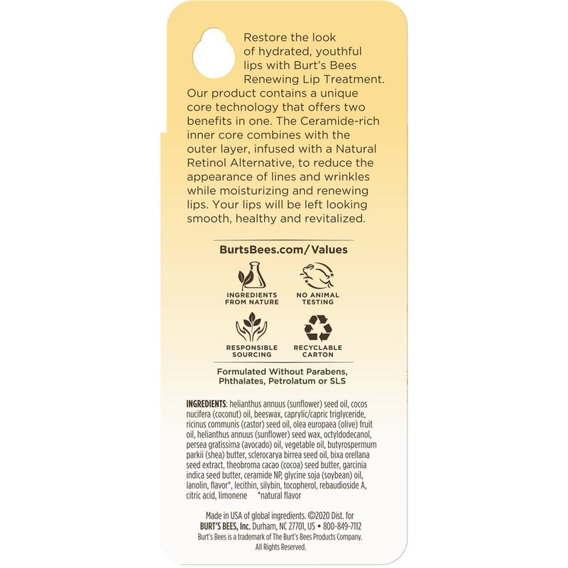 Burt's Bees Renewing Lip Treatment - 0.16oz