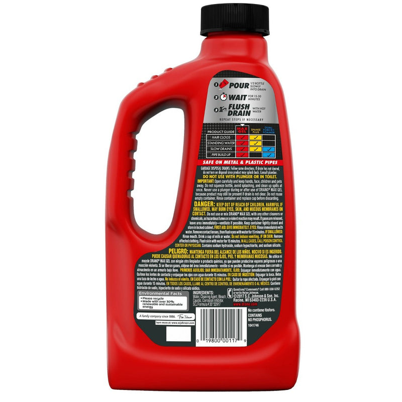 Drano Max Gel Clog Remover - 32oz
