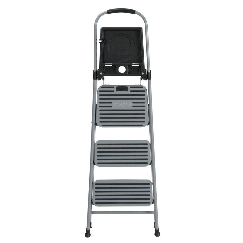 Cosco 3 Step All Steel Step Stool with Tray (LOCAL PICKUP ONLY)