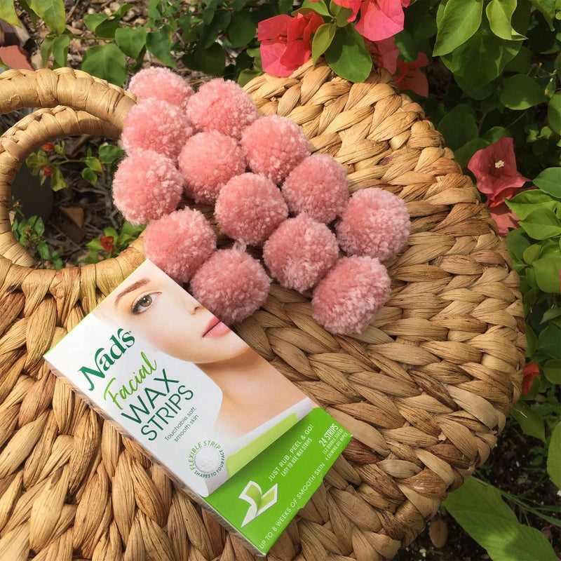 Nad's Facial Wax Strips - 24ct