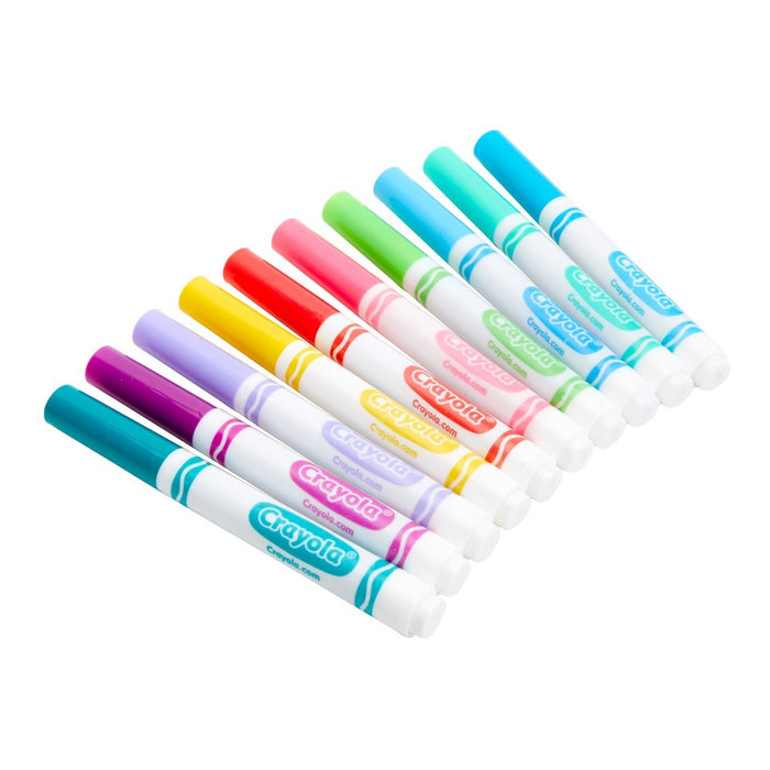 Crayola 10ct Broadline Markers - Bold and Bright
