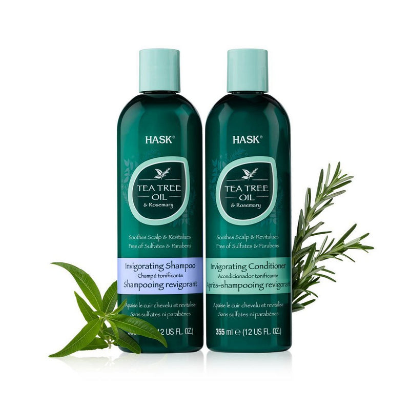 Hask Tea Tree & Rosemary Oil Scalp Care Shampoo - 12 fl oz