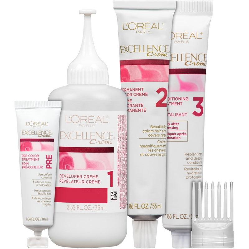 L'Oreal Paris Excellence Triple Protection Permanent Hair Color - 6.3 fl oz - 7 Dark Blonde - 1 Kit
