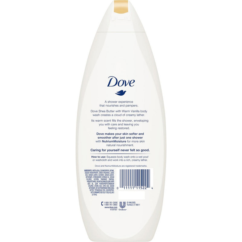Dove Purely Pampering Shea Butter with Warm Vanilla Body Wash - 22 fl oz