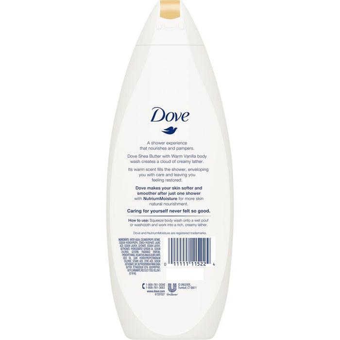 Dove Purely Pampering Shea Butter with Warm Vanilla Body Wash - 22 fl oz