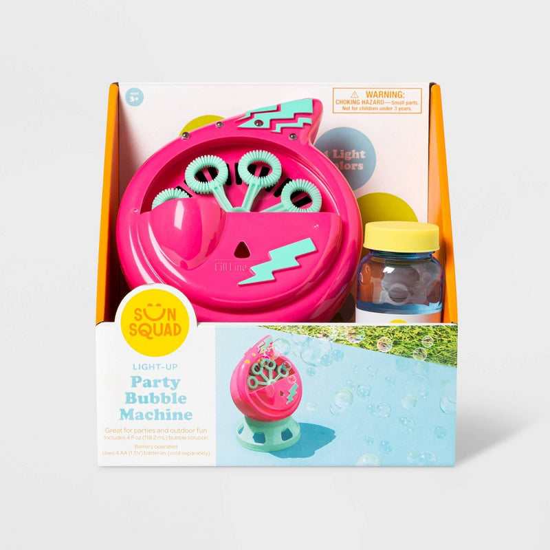 Light Up Bubble Machine - Sun Squad