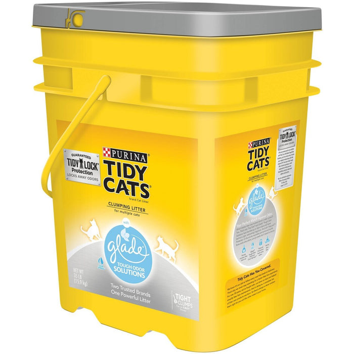 Purina Tidy Cats with Glade Tough Odor Solutions Multiple Cats Clumping Litter - 35lbs (LOCAL PICKUP ONLY)