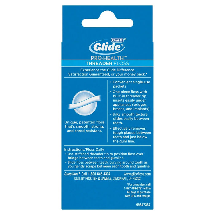 Oral-B Glide Pro-Health Threader Floss - 30ct